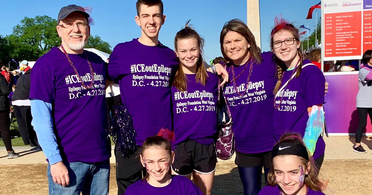 Team ICE Out Epilepsy at Walk to End Epilepsy D.C.